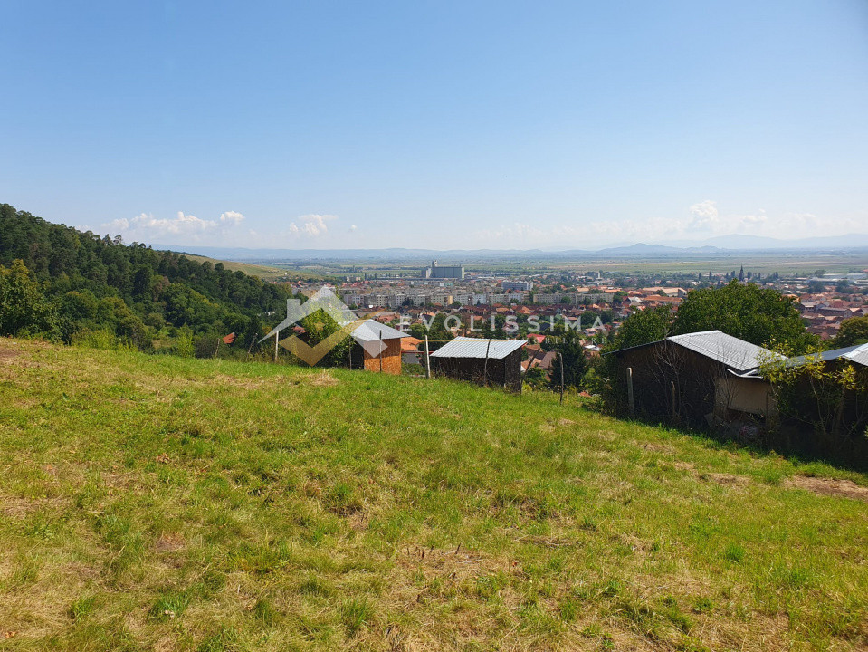 Teren intravilan vedere panoramica, Codlea