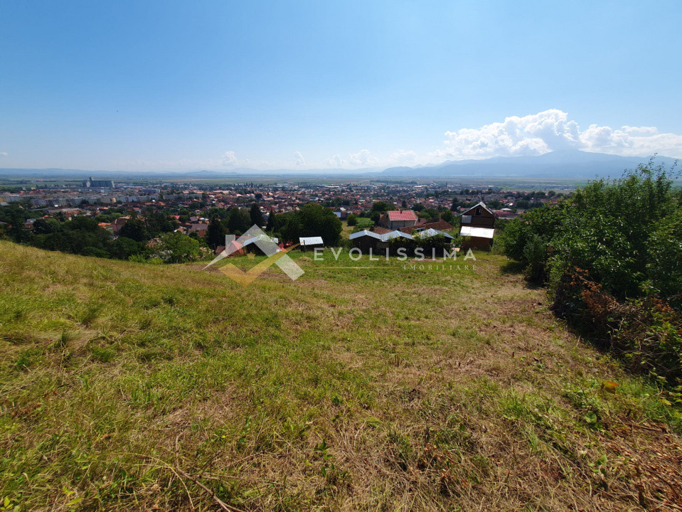 Teren intravilan vedere panoramica, Codlea